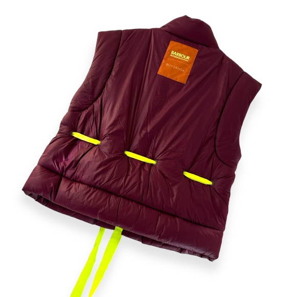 Brand New Barbour + Roksanda Arna Quilted Padded Shell Vest UK12/US8 - Picture 5 of 6